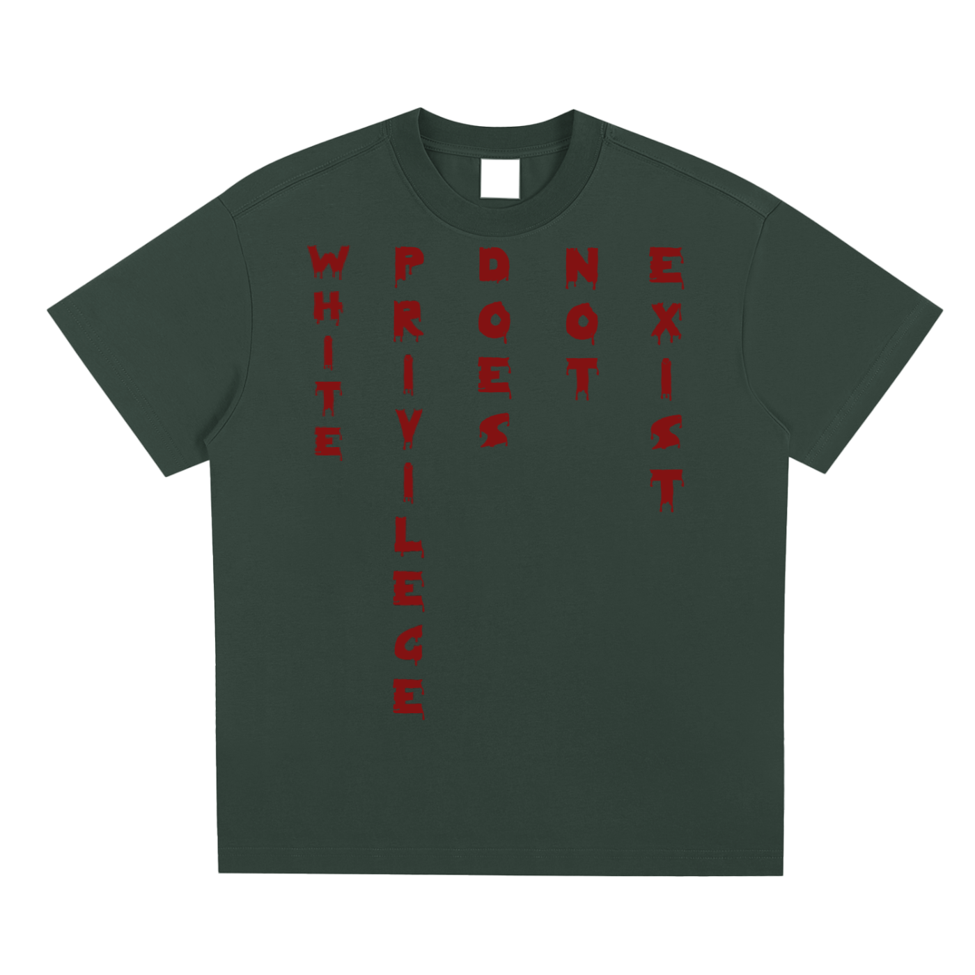 WHITE PRIVILEGE SET T-SHIRT