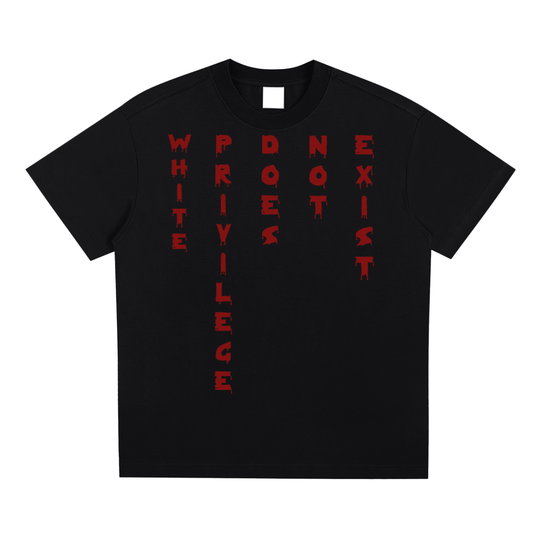 WHITE PRIVILEGE SET T-SHIRT