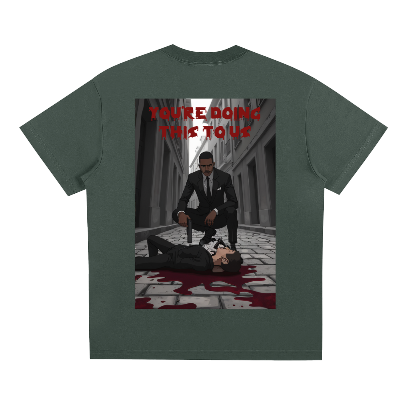 WHITE PRIVILEGE SET T-SHIRT