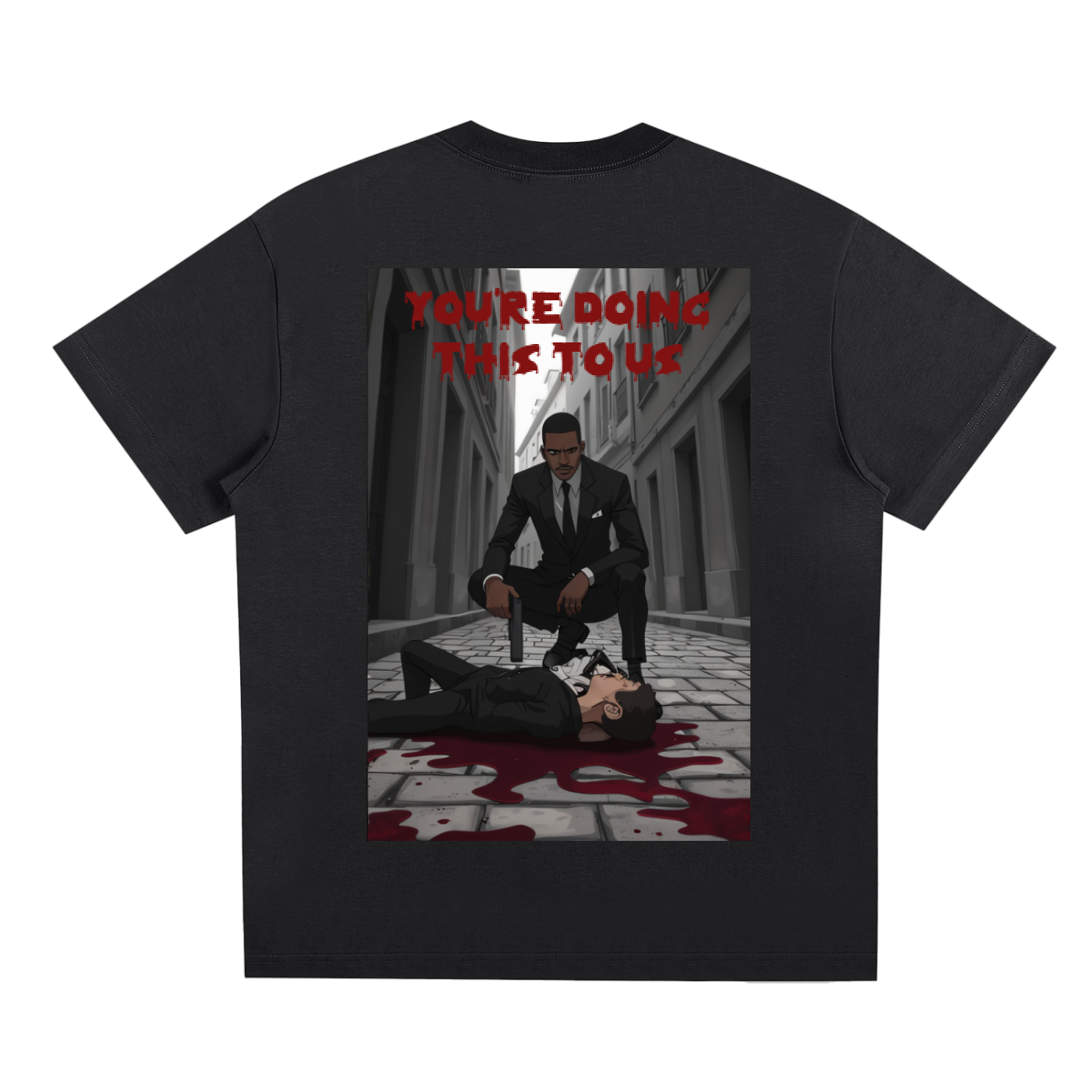 WHITE PRIVILEGE SET T-SHIRT