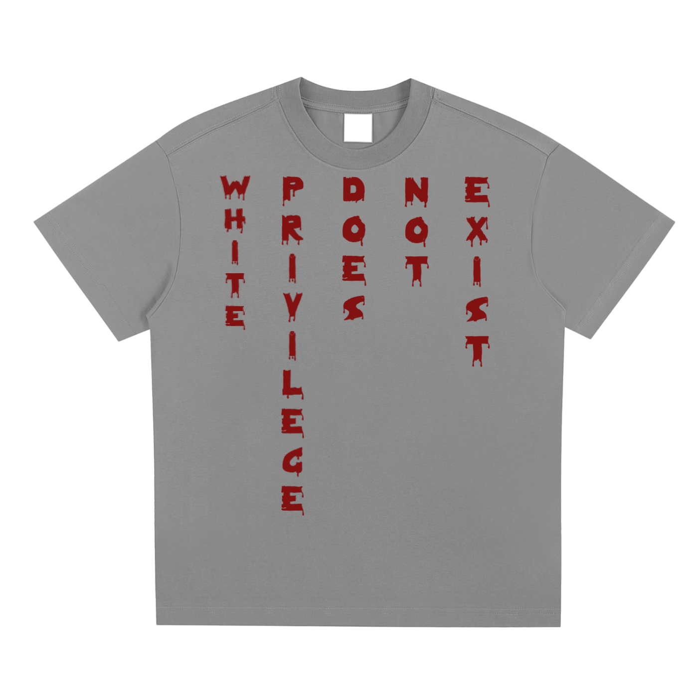 WHITE PRIVILEGE SET T-SHIRT